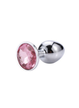 Plug bijou en aluminium bijou rose Small - RY-001PNK